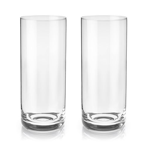 Pair Of Crystal Highball Glasses by Eliská